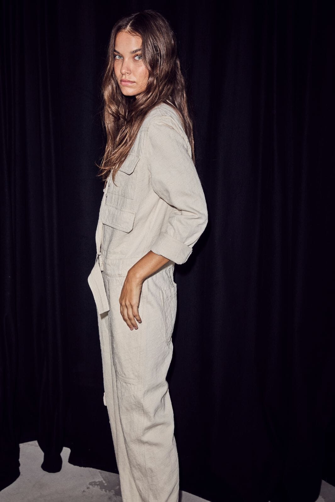 Haute L'Amitié - Pielle Structure Boiler Suit HL10483 - Pearl Jakker 