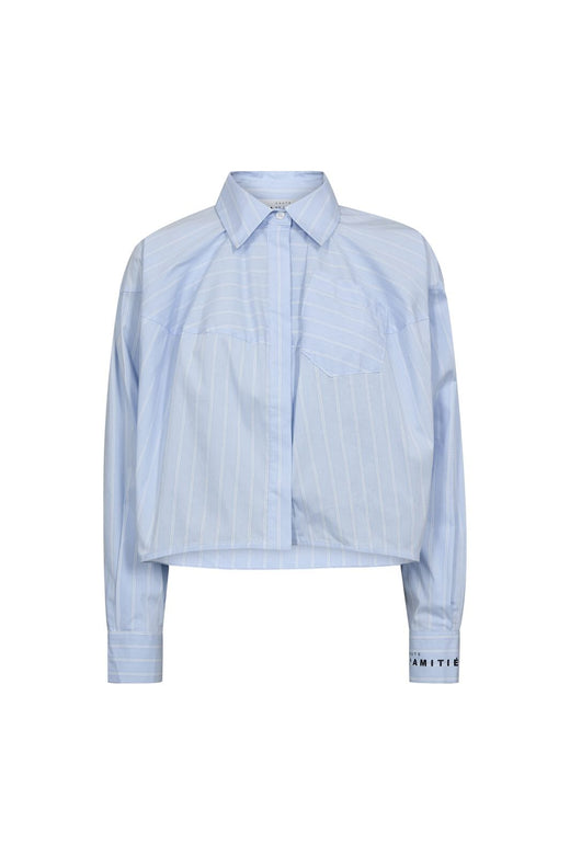 Haute L'Amitié - Sophie Stripe Shirt HL10456 - Pale Blue