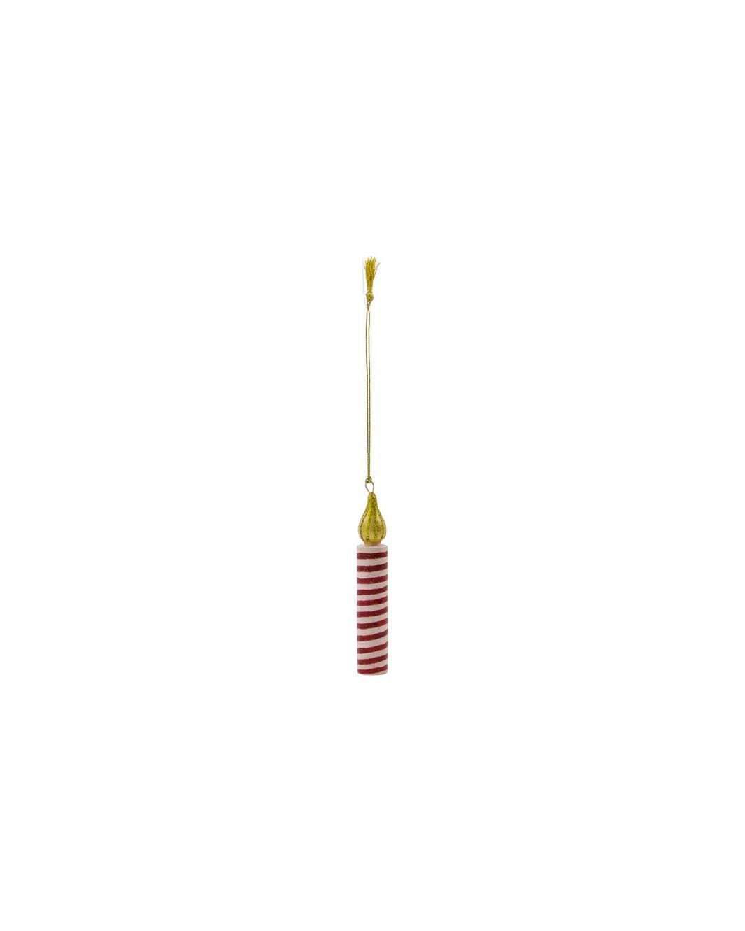 House Doctor - Julepynt, Hdcandle, Grøn, Rosa, Blå - 267720004