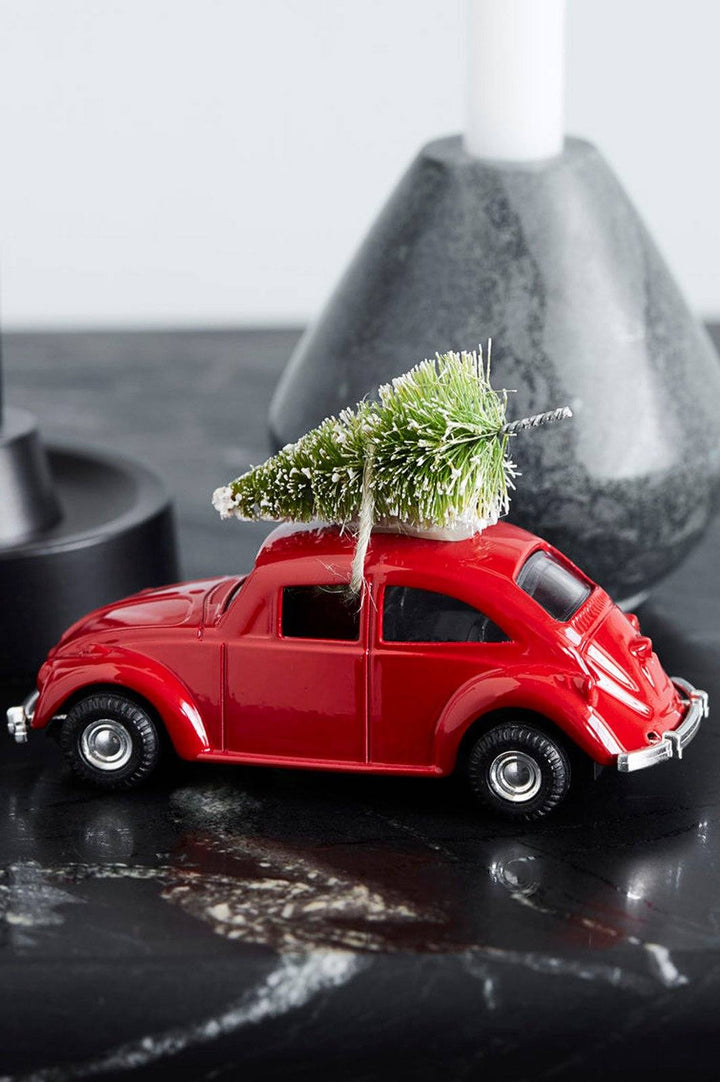 House Doctor - Mini Xmas Car - Red Jul 