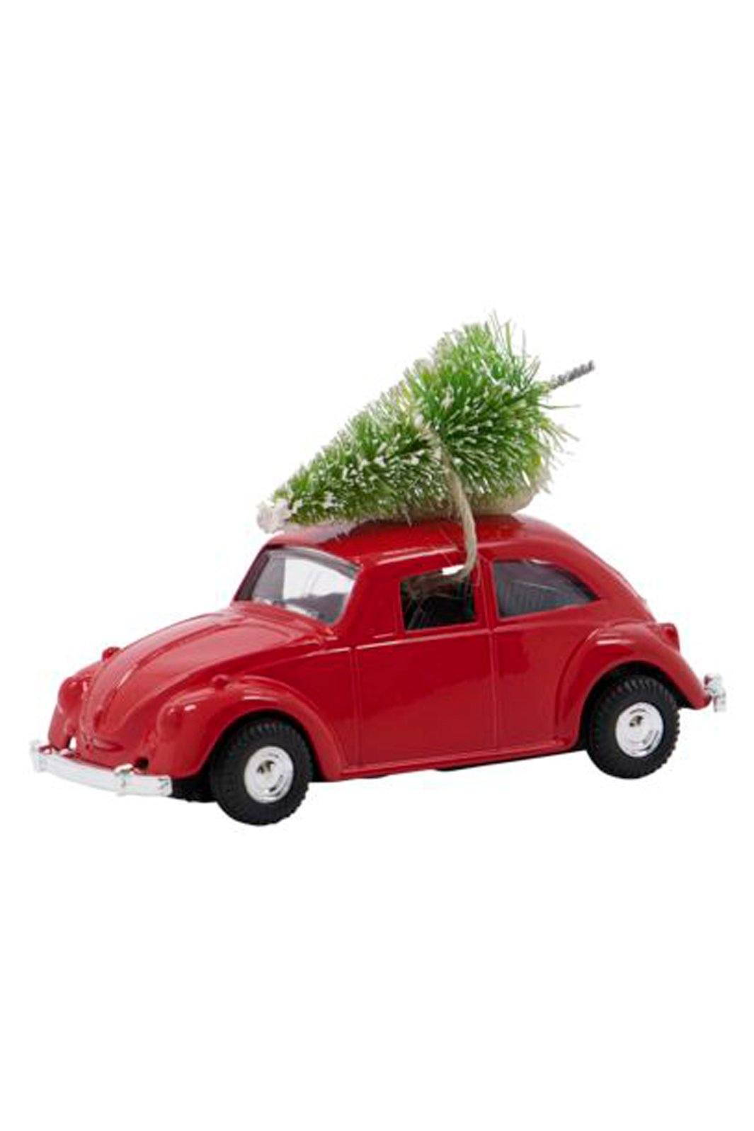 House Doctor - Mini Xmas Car - Red Jul 
