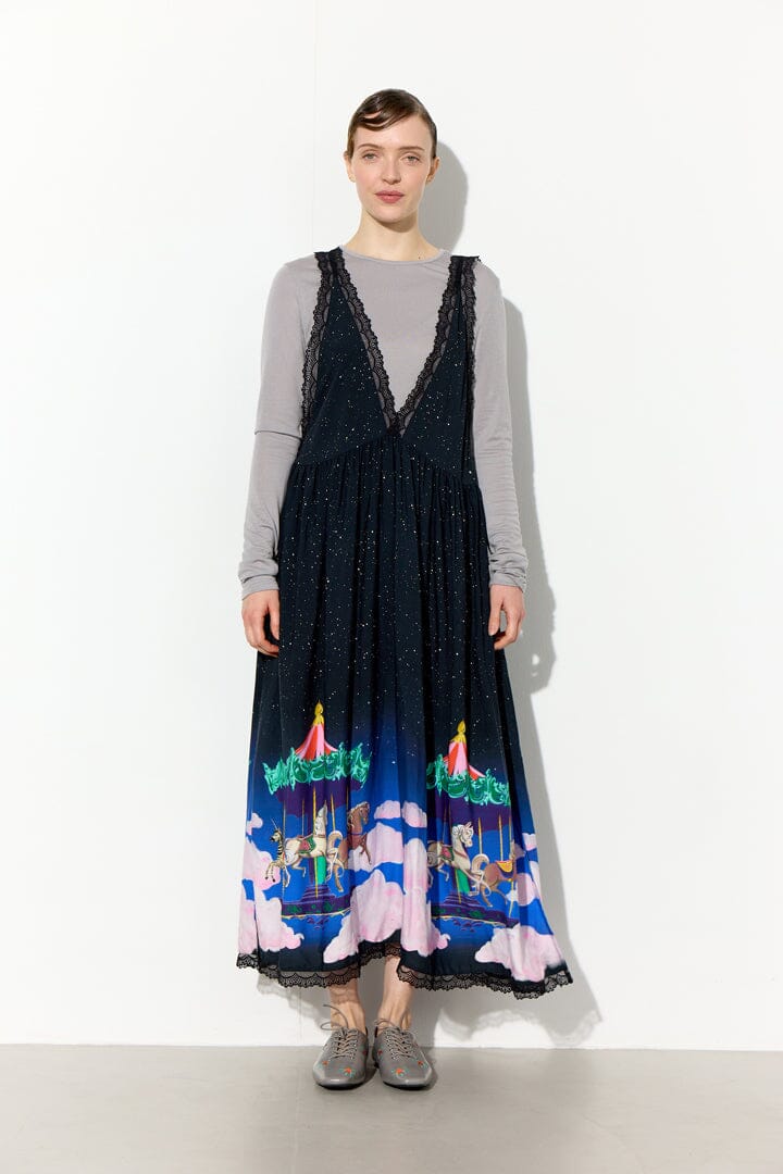 Hunkøn - Calista Dress 26552 - Dream Fairground Art Print Kjoler 