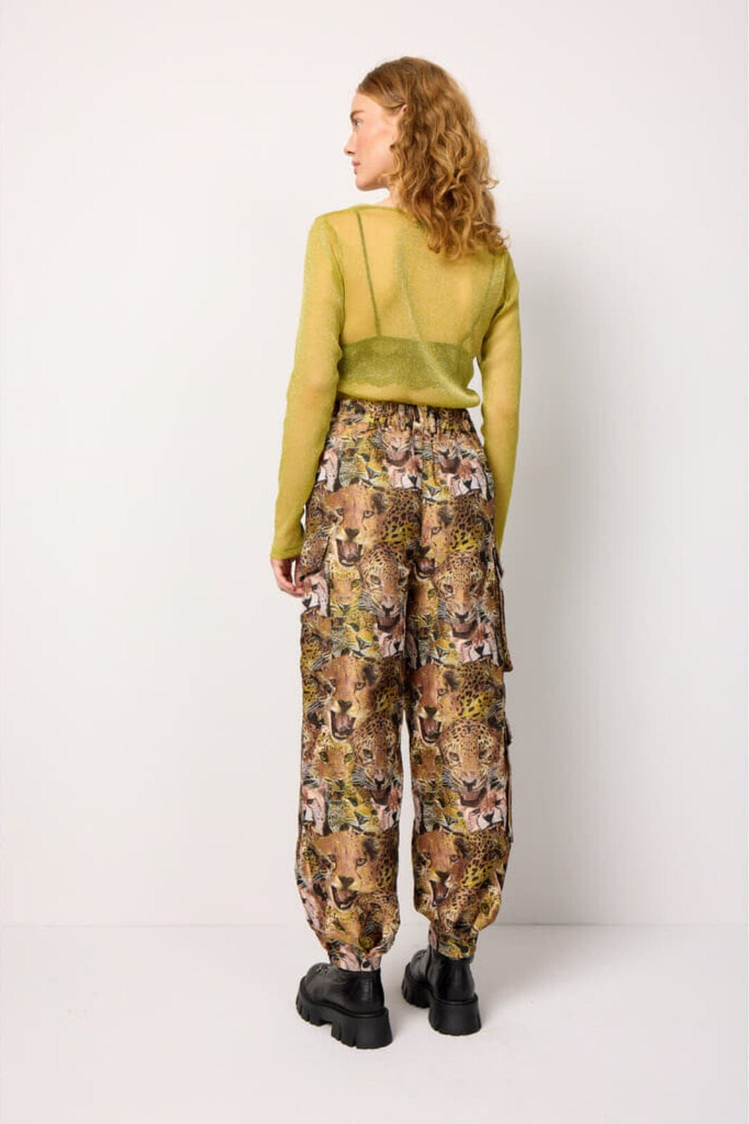 Hunkøn - Carol Cargo Pants - Tiger Printed Bukser 