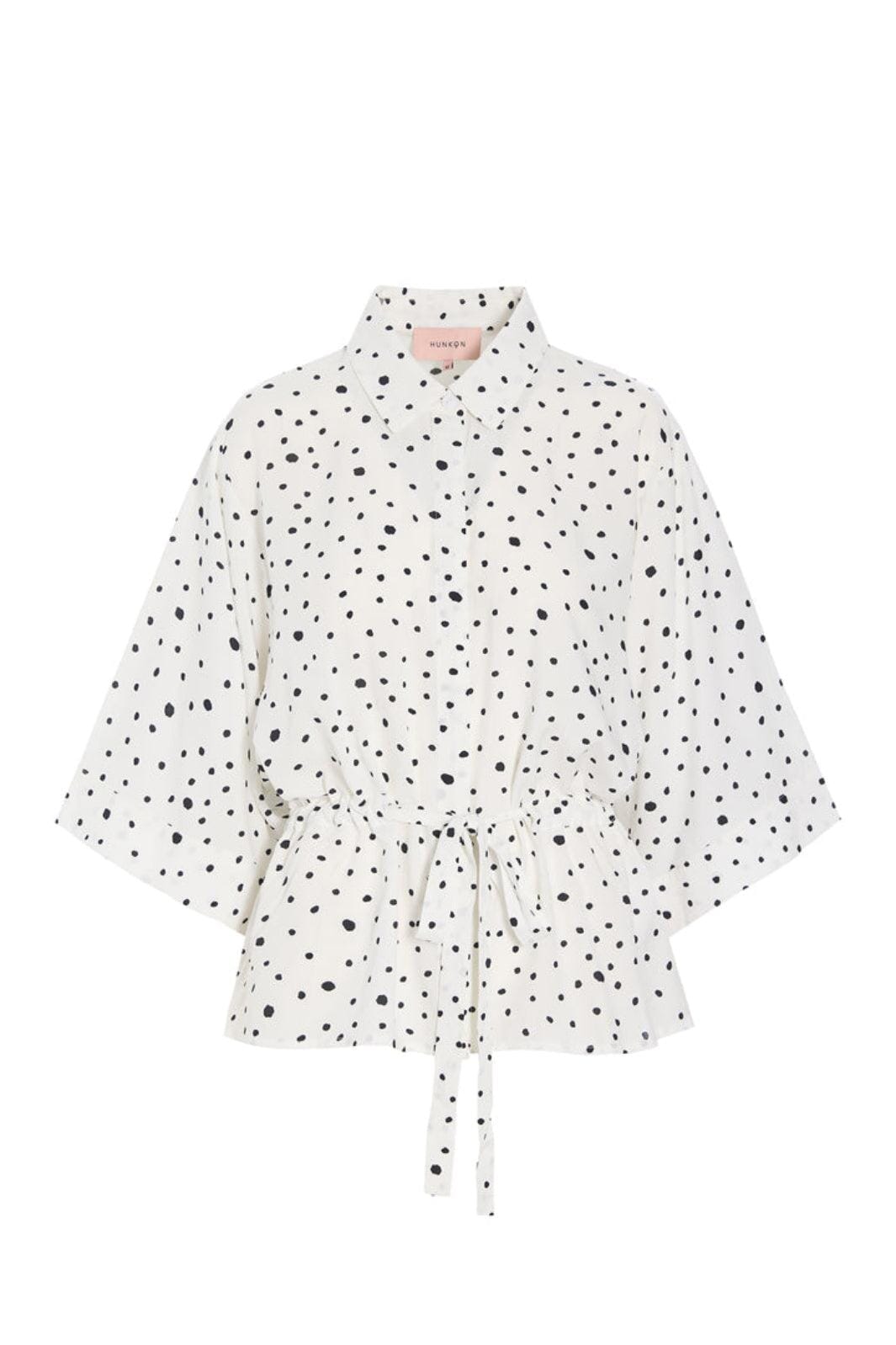 Hunkøn - Kris Kimono Shirt 26122 - White Skjorter 