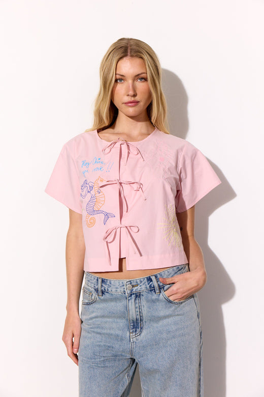 Hunkøn - Nima Shirt 26030 - Rose Skjorter 