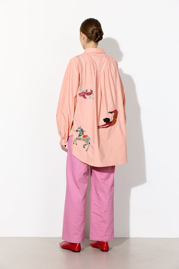 Hunkøn - Sasha Shirt 26515 - Peach Skjorter 