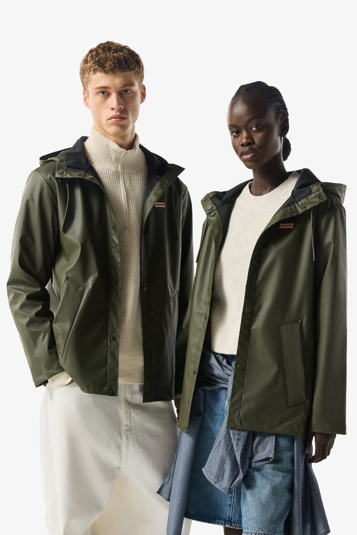 Hunter - Izzy Pu Hooded Jacket Haru0012251km - Kambaba Regnjakker 