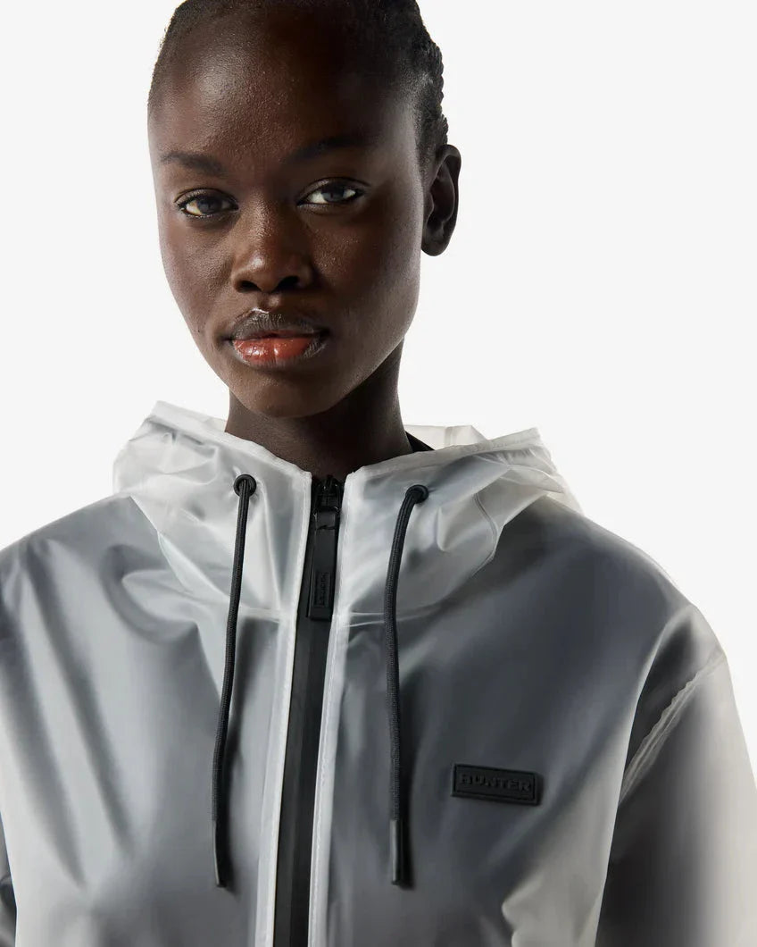 Hunter - Pu Raincoat Haru0003261 - Clear Matte Regnjakker 