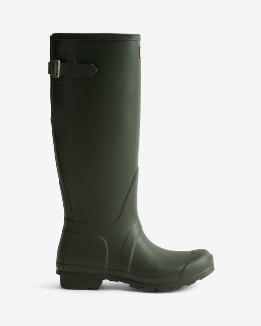 Hunter - Women Original Tall Back Adjustable Boot Wft1001rmadov - Dark Olive Gummistøvler 