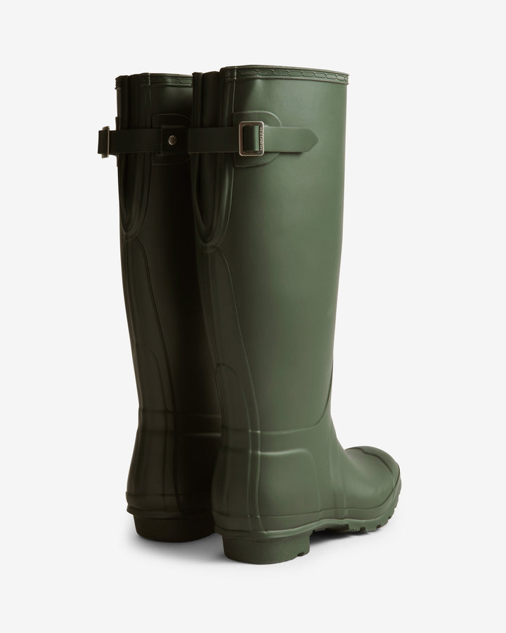 Hunter - Women Original Tall Back Adjustable Boot Wft1001rmadov - Dark Olive Gummistøvler 