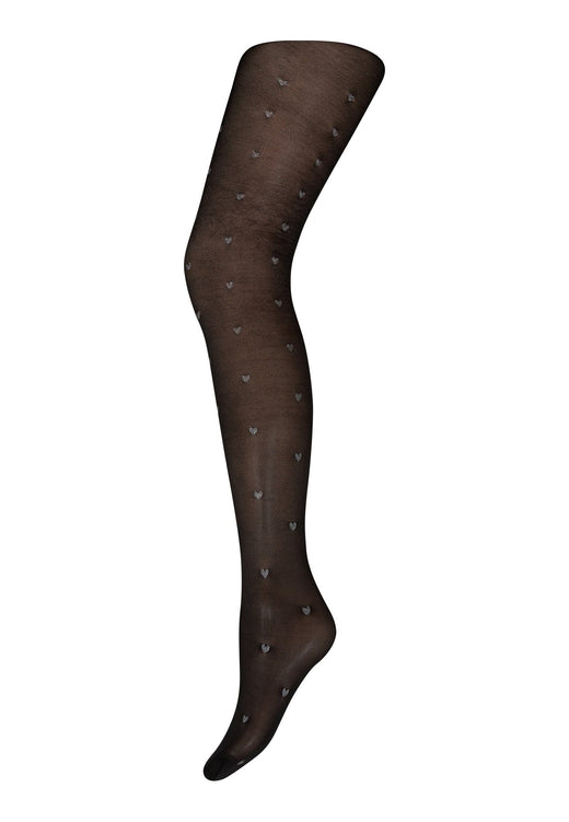 Hype The Detail - Heart 30Den 16035-7700 - 9002 - Black Bodystockings 