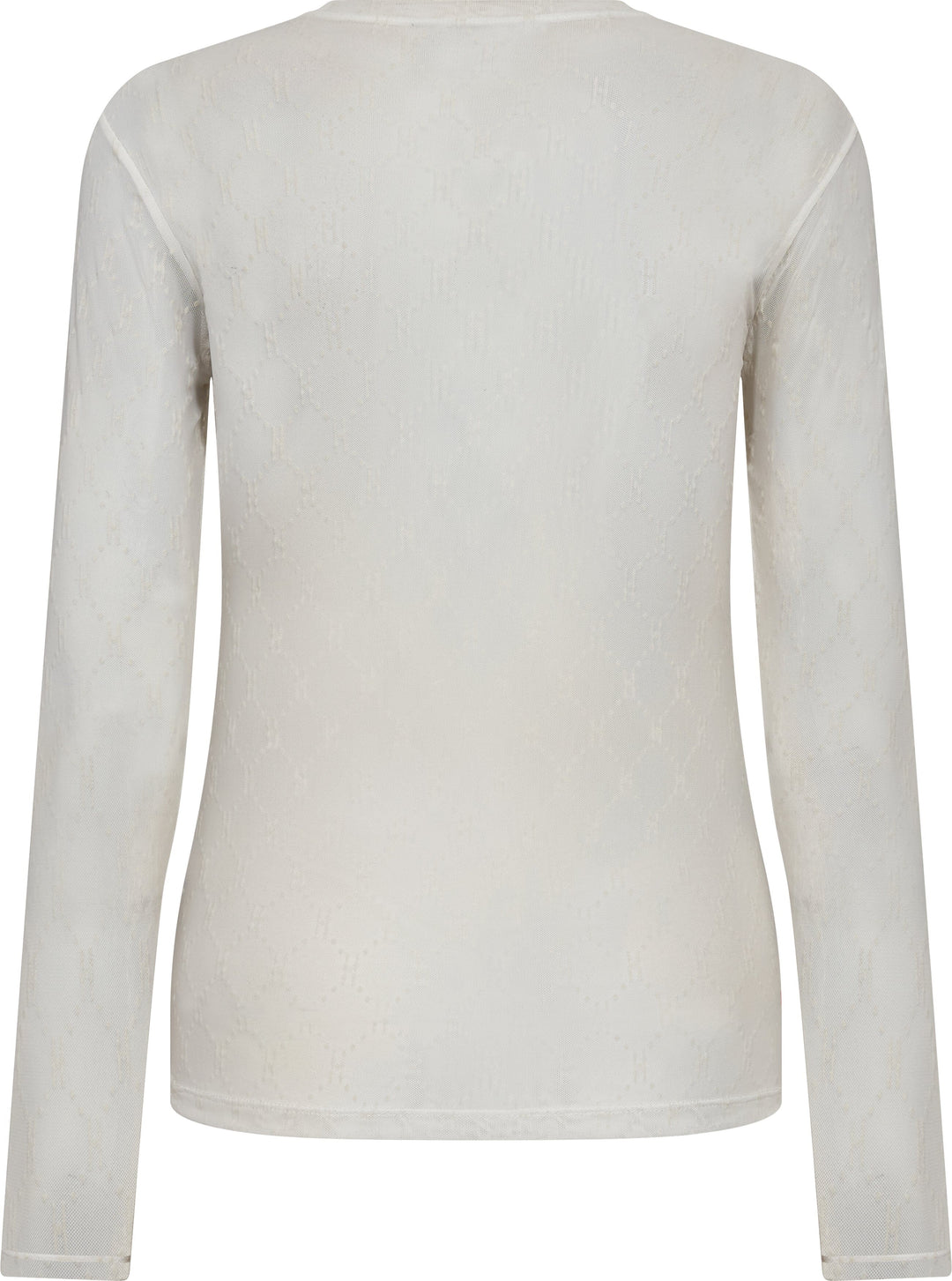 Hype The Detail - Mesh Blouse 300-1400 - 1 - Hvid Bluser 