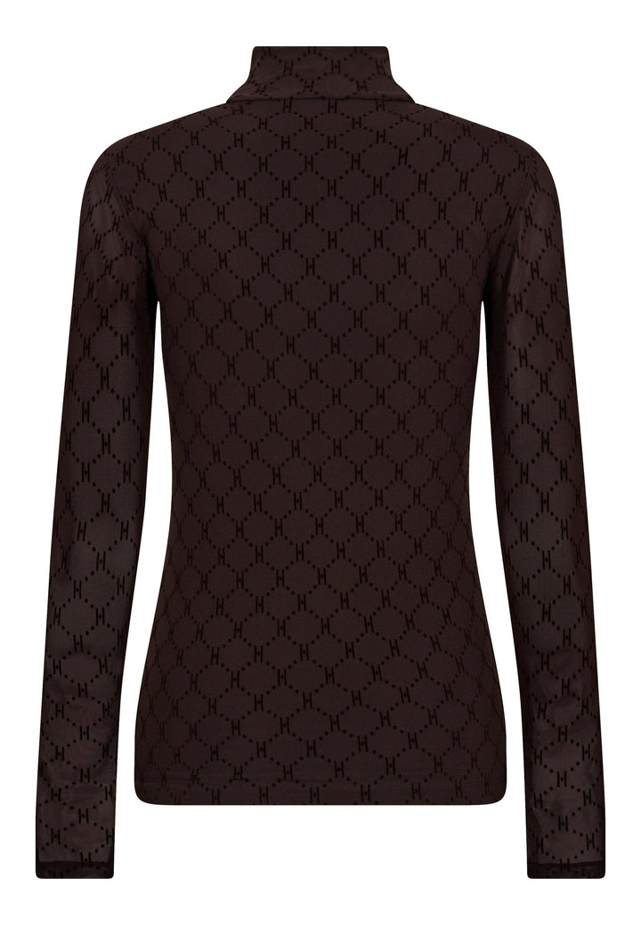 Hype The Detail - Mesh High Neck 300-15 - 10 - Brun Toppe 