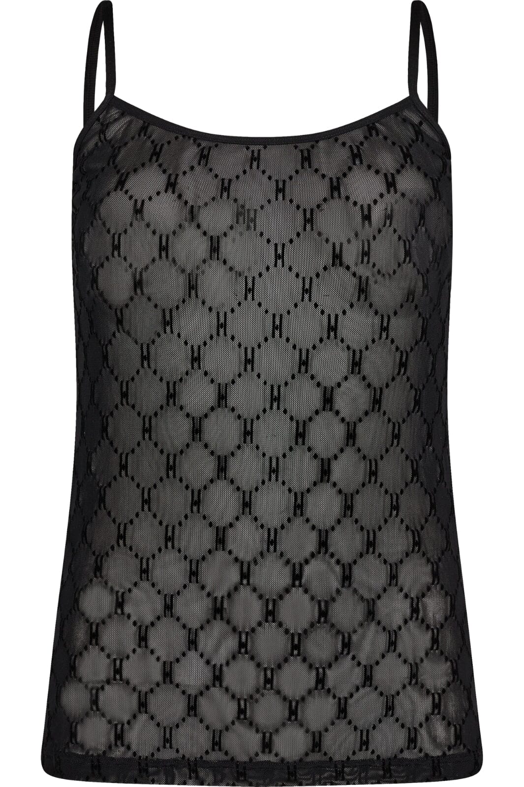 Hype The Detail - Mesh Singlet - Sort Toppe 