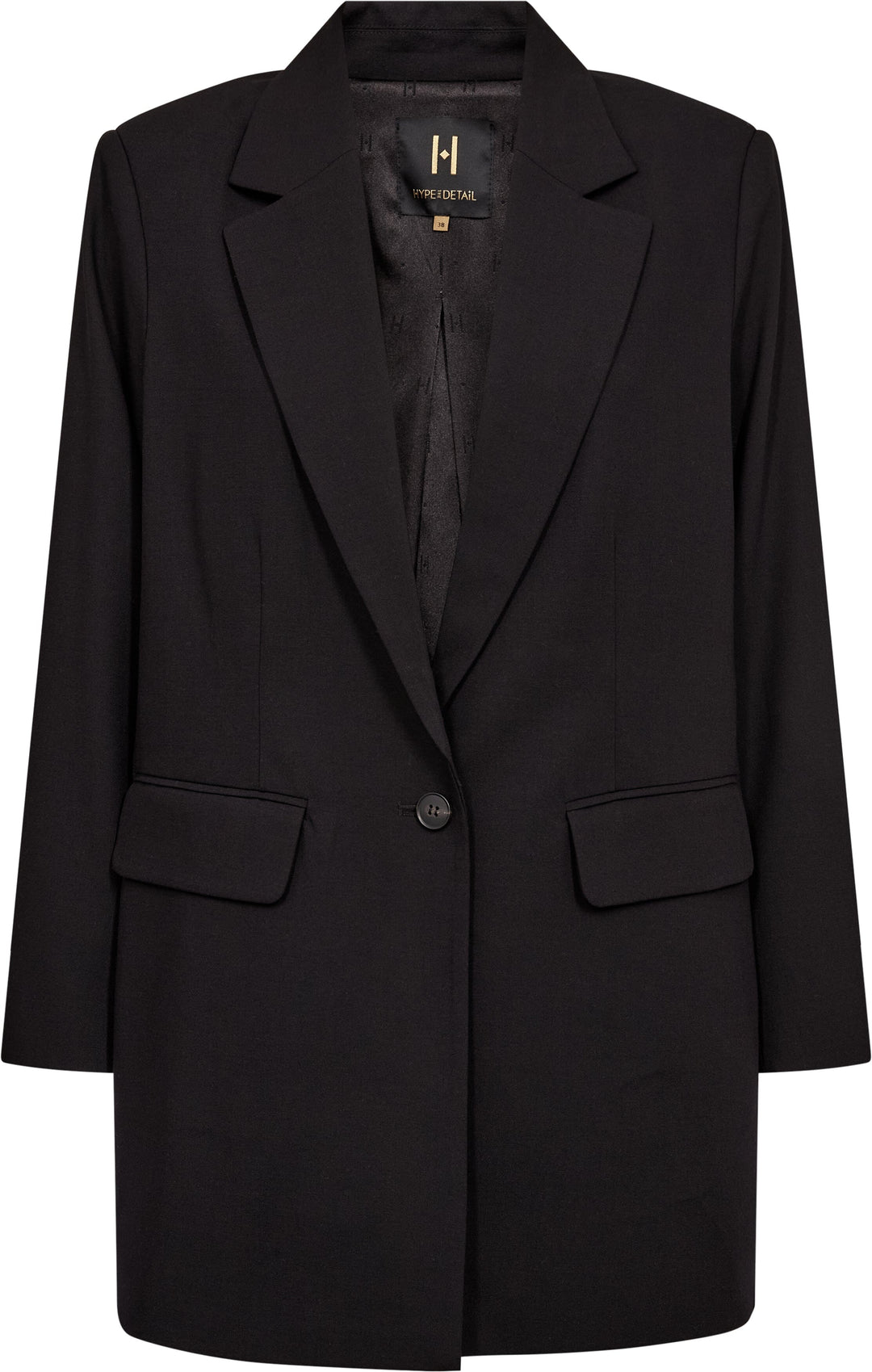 Hype The Detail - Relaxed Blazer 740-60 - 9 - Black Blazere 