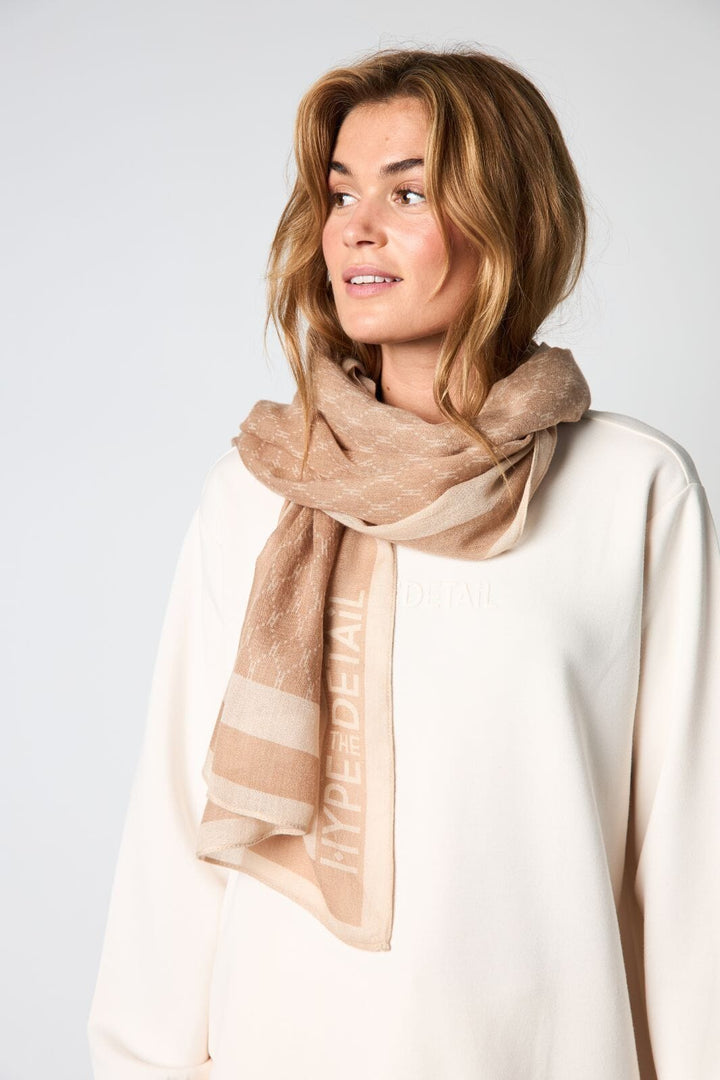 Hype The Detail - Scarf W/Logo 950-83 - 2 - Beige Tørklæder 