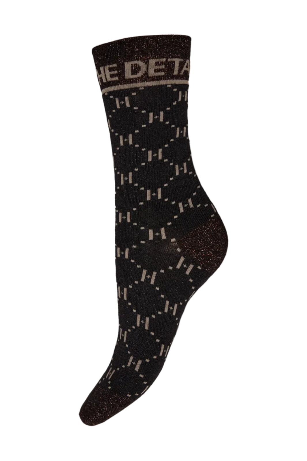 Hype The Detail - Sock W/Lurex 21565-75 - 7 - Sort Strømper 