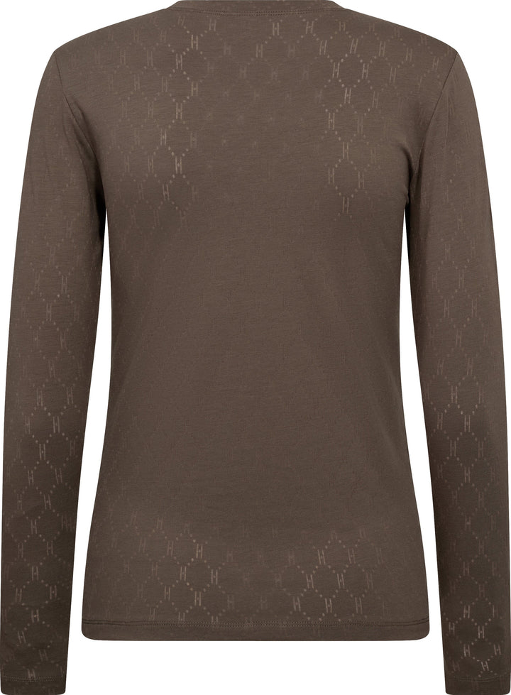 Hype The Detail - Tee L/S, Cotton 600-14 - 2 - Brun Toppe 