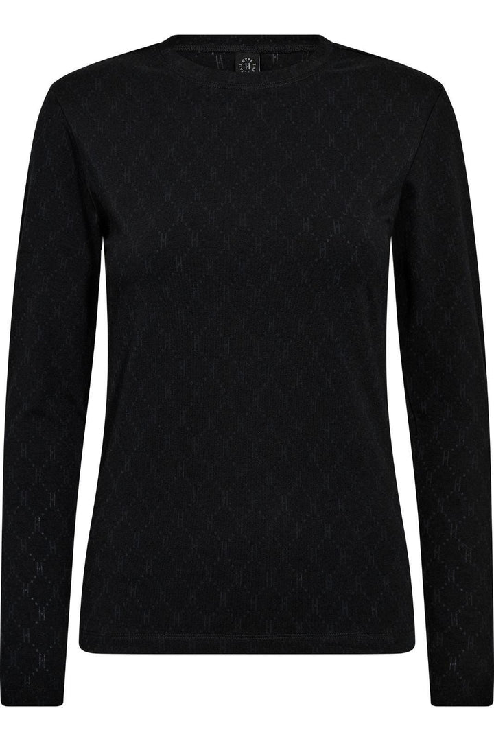 Hype The Detail - Tee L/S, Cotton 600-14 - 9 - Black Toppe 