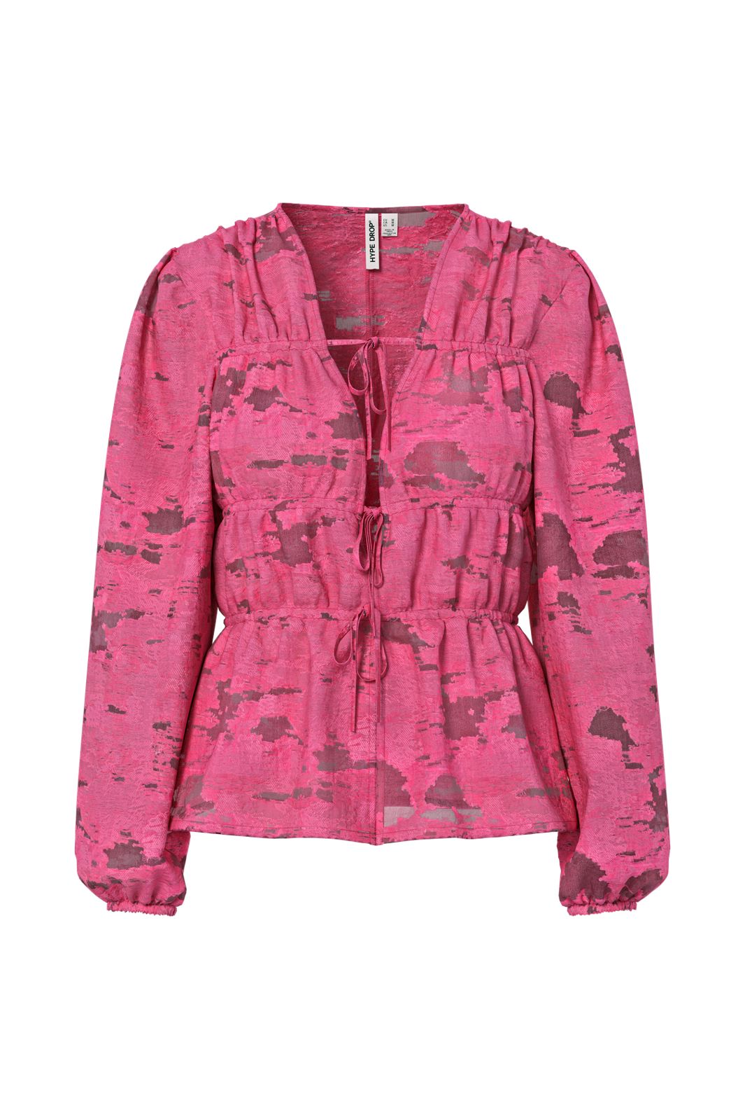 Hypedrop - Hdbriar Ls Tie Shirt 32000618 - 5153028 - Fandango Pink