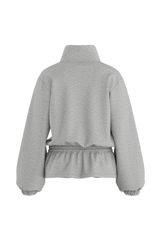 Hypedrop - Hdilse Ls High-Collar Sweat 32001221 - 5276756 - Light Grey Melange