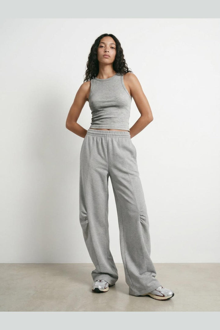 Hypedrop - Hdilse Wide Sweatpants 32001223 - 5276760 - Light Grey Melange