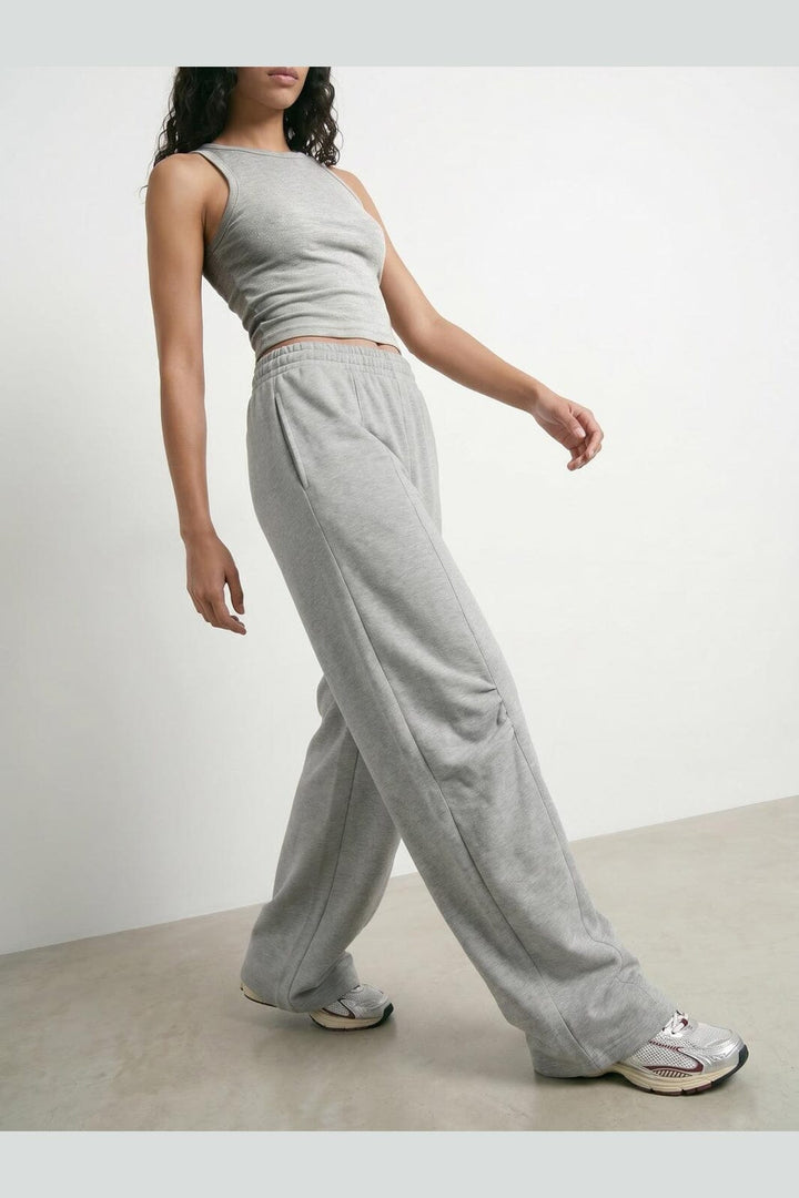 Hypedrop - Hdilse Wide Sweatpants 32001223 - 5276760 - Light Grey Melange