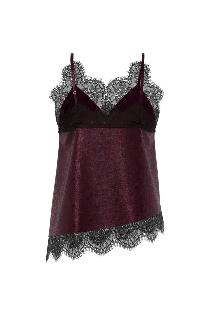 Hypedrop - Hdmadeline Satin Strap Top 32000050 - 5089099 - Potent Purple