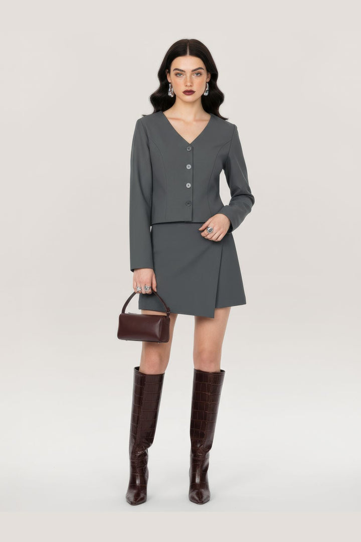 Hypedrop - Hdpaula Short Skirt 32000141 - 5099862 - Abalone Shell