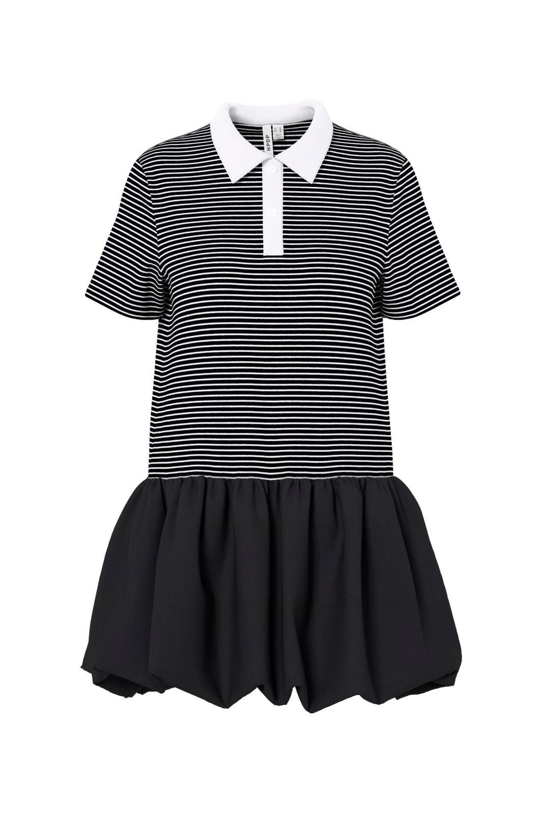 Hypedrop - Hdyuna Ss Polo Balloon Dress 32000587 - 5140141 - Black