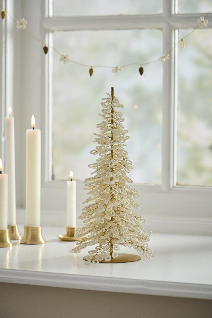 Ib Laursen - Juletræ Stående Fairytale Christmas M/hvide Perler - 40011-11