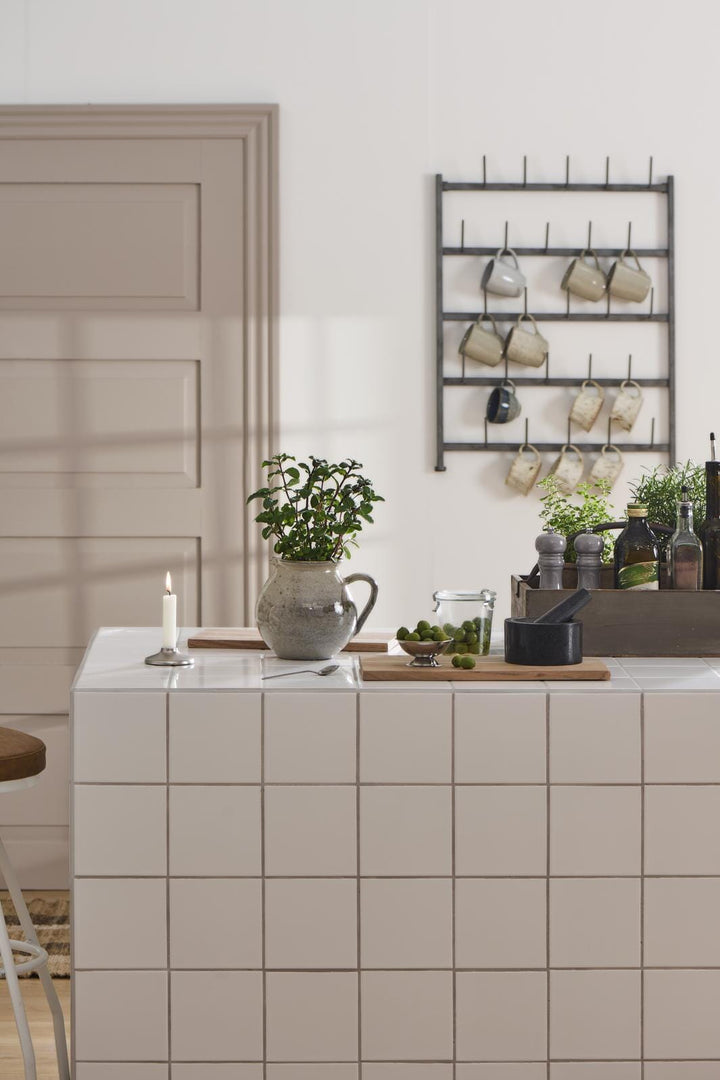Ib Laursen - Krus M/hank Varbjerg Creme Og Brunt Farvespil - 24041-00