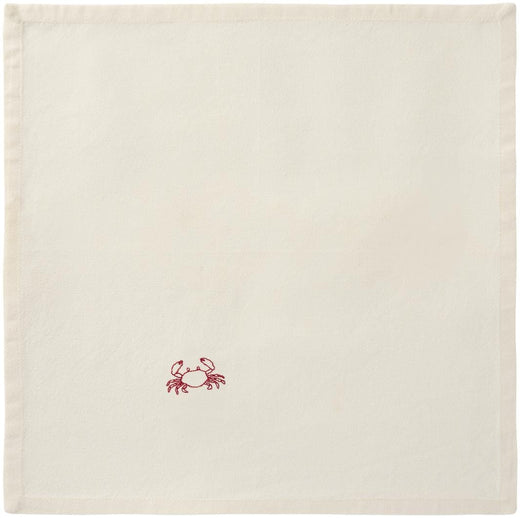 Ib Laursen - Stofserviet Atlantis m/krabbe butter cream - Bomuld, Polyester - 63003-82