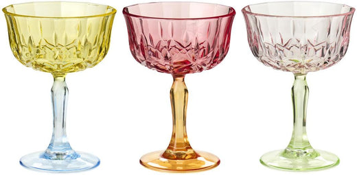 Ib Laursen - Vinglas 3 ass farver - Glas - 01017-99