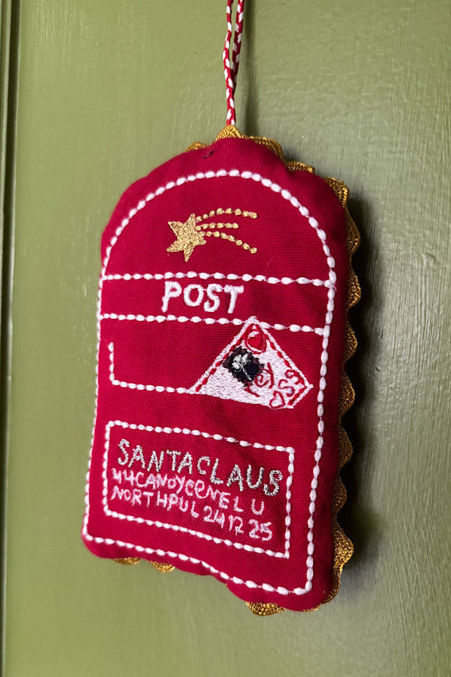 Sissel Edelbo - Santa'S Mailbox Ornament Se 2134 - Red