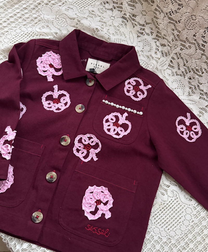 Sissel Edelbo - Bea Mini Jacket Se 2059 - Burgundy