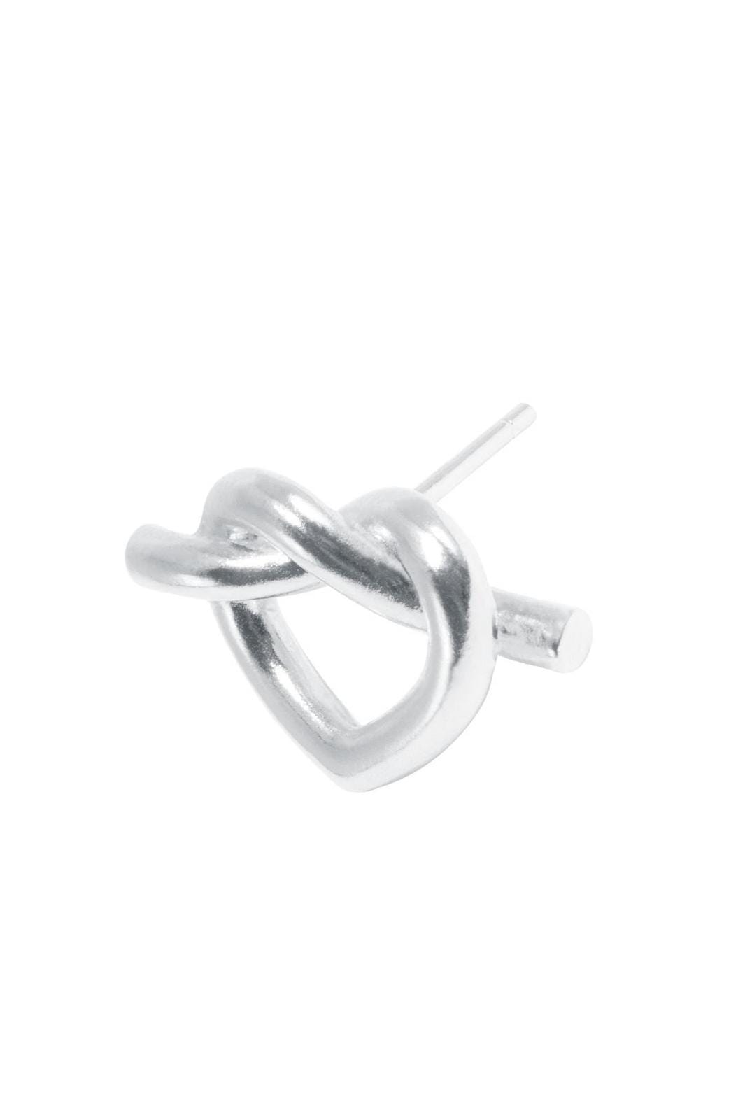Jane Kønig - Big Tied Heart Stud BTHS-AW25-S - Ørering Øreringe 