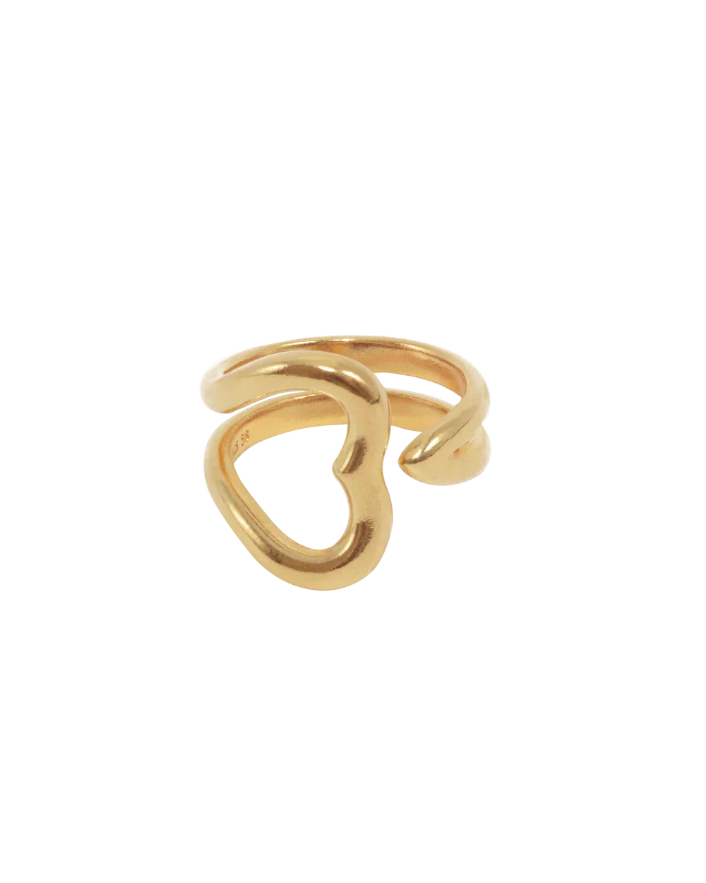 Jane Kønig - Open Heart Ring OHR-AW25-G_52 - Ring Ringe 