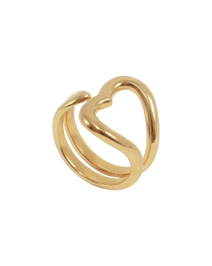Jane Kønig - Open Heart Ring OHR-AW25-G_52 - Ring Ringe 