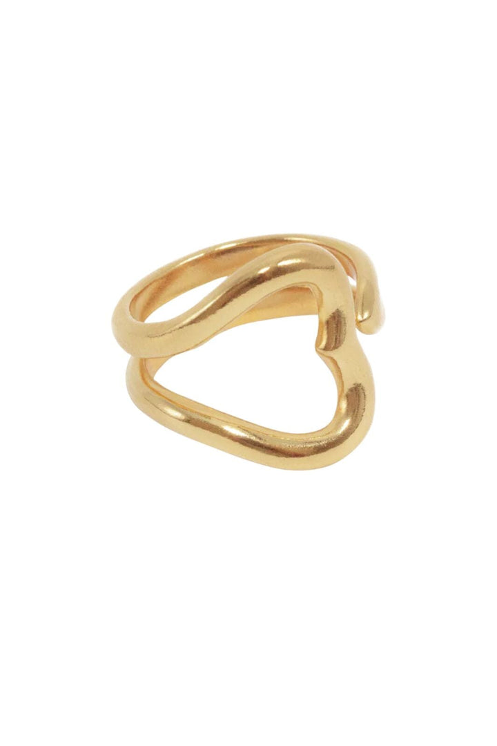 Jane Kønig - Open Heart Ring OHR-AW25-G_52 - Ring Ringe 