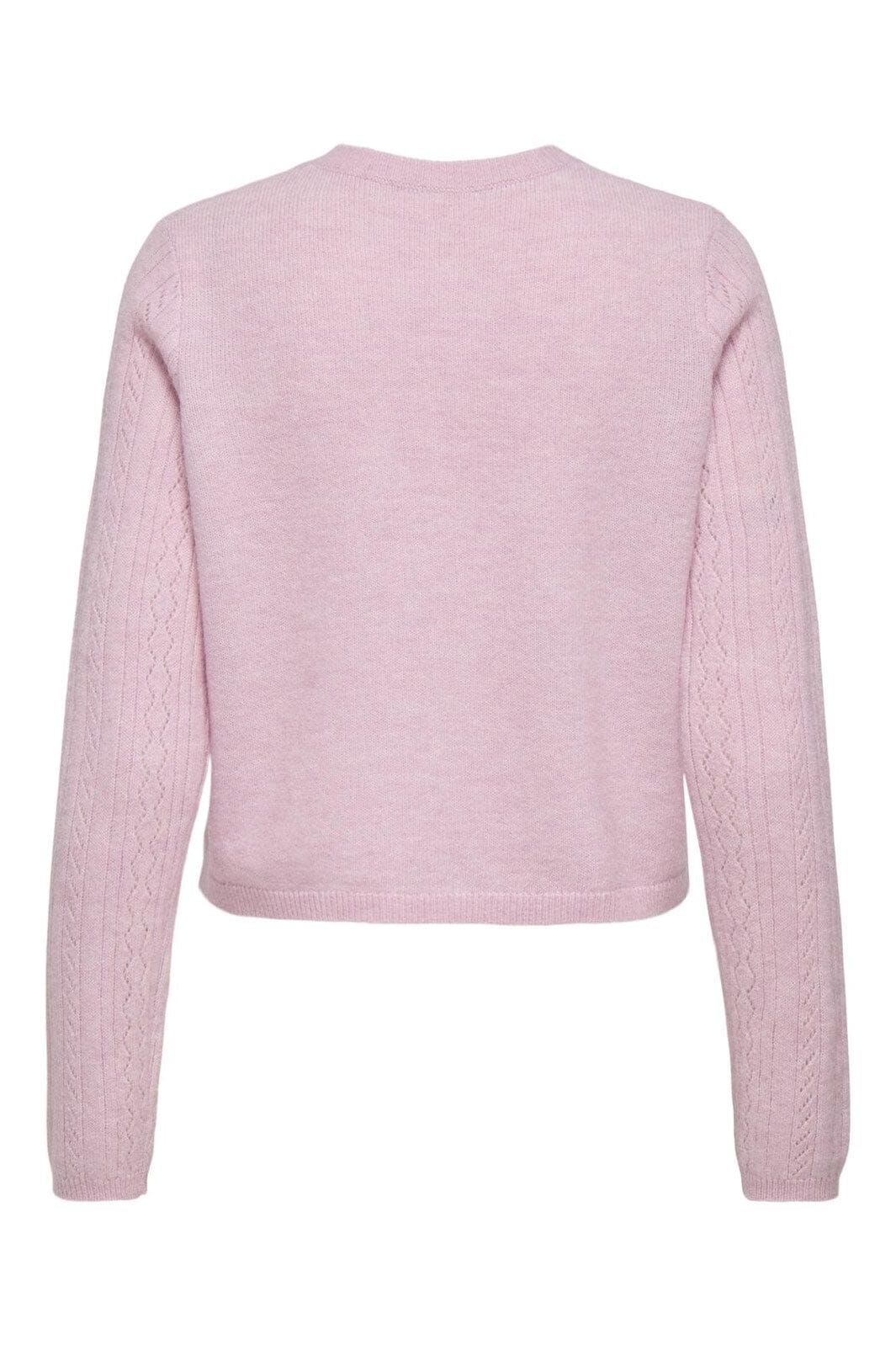 JDY - Jdyapril Life L/S O-Neck Cardigan Knt - 4906408 Fragrant Lilac Melange