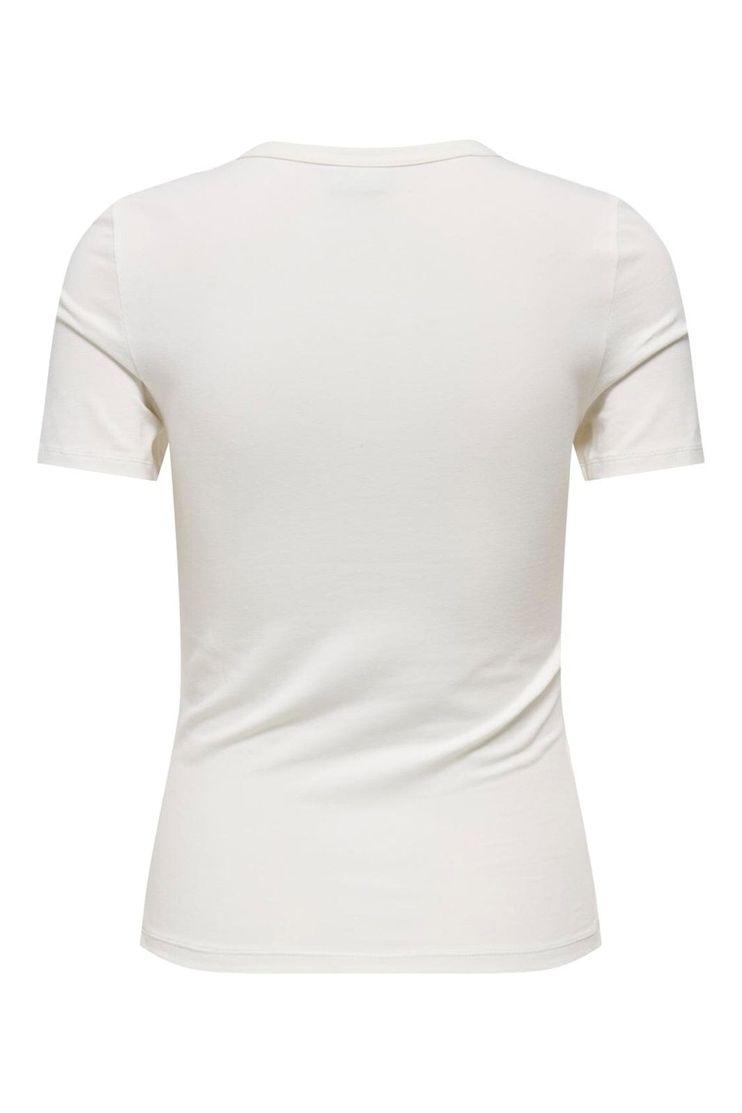 JDY - Jdyava Lucky S/S O-Neck Top - 5059472 Cloud Dancer Small Hibiscus Flower