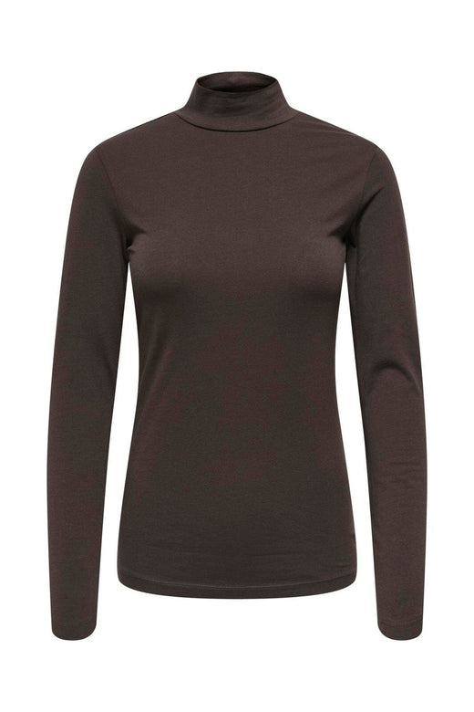 JDY - Jdyava New Turtleneck Top - 4876509 Chocolate Torte