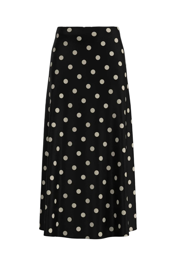 JDY - Jdyaya Life Maxi Skirt - 5064921 Chocolate Torte Whitecap Gray Dot