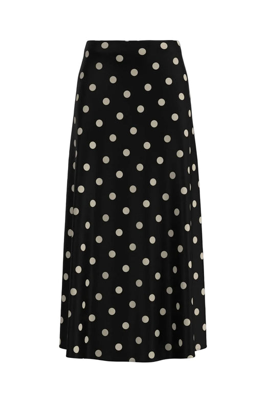 JDY - Jdyaya Life Maxi Skirt - 5064921 Chocolate Torte Whitecap Gray Dot