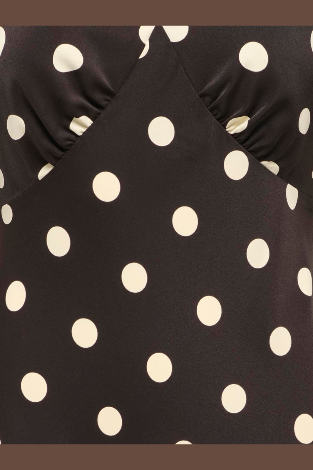 JDY - Jdyaya Life S/S Midi Dress Dia - 5064920 Chocolate Torte Whitecap Gray Dot