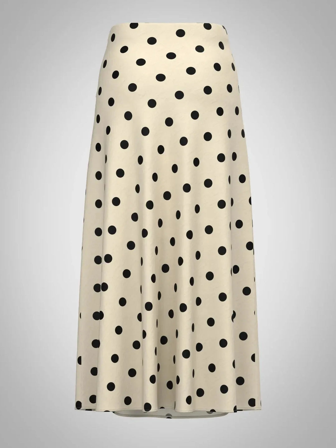 JDY - Jdyaya Maxi Skirt Dia - 5056549 Whitecap Gray Chocolate Torte Dot Nederdele 