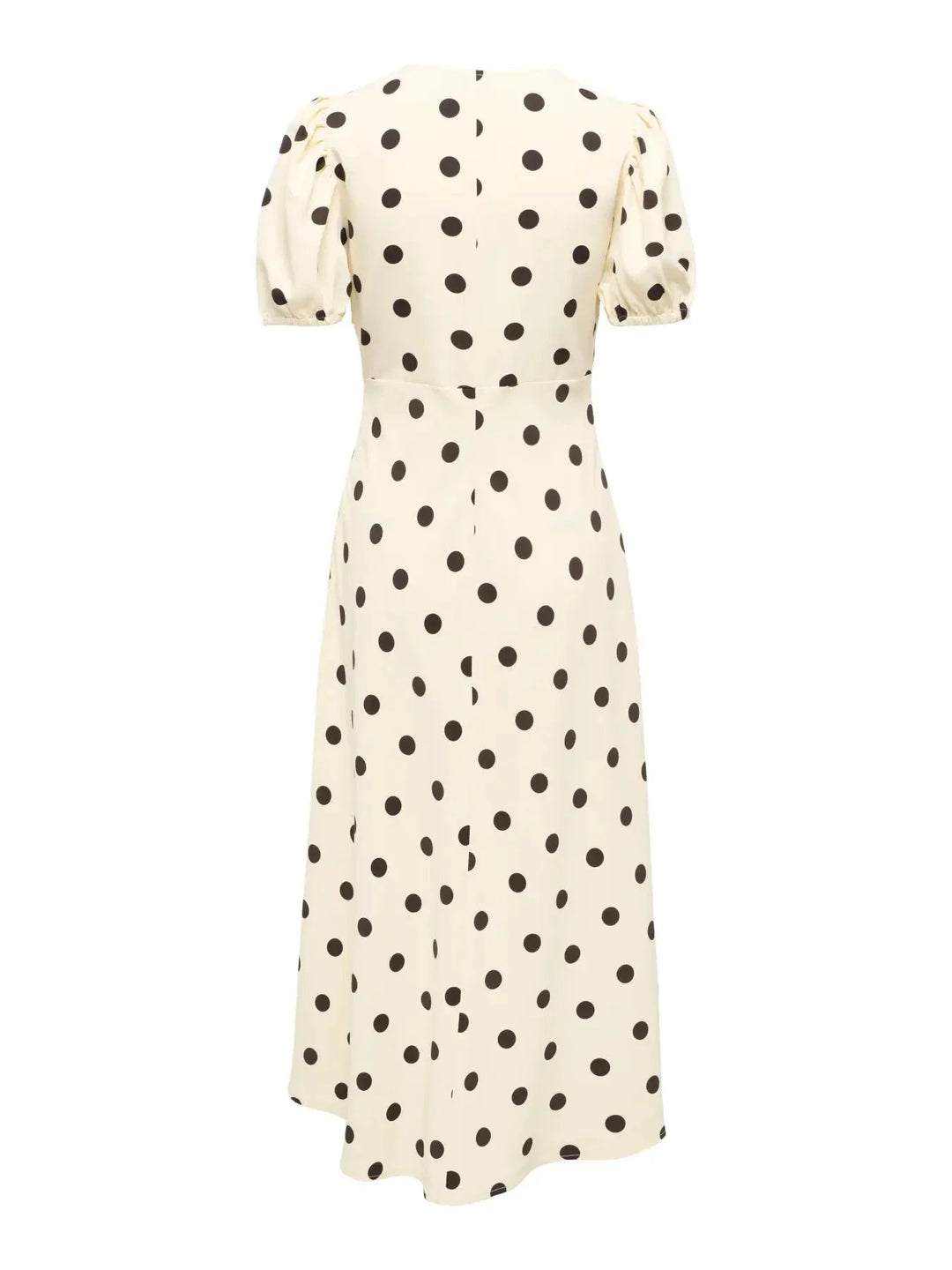 JDY - Jdyaya S/S Midi Dress Dia - 5056548 Whitecap Gray Chocolate Torte Dot Kjoler 