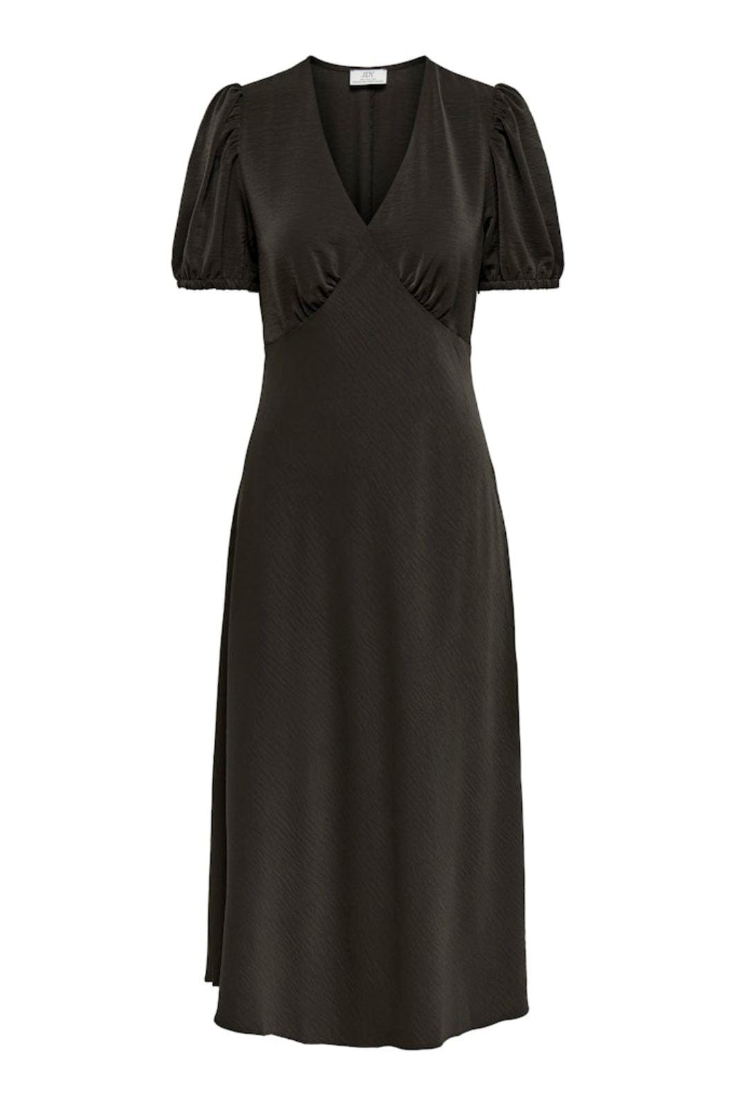 JDY - Jdyaya S/S Midi Dress Dia - 5056717 Chocolate Torte Kjoler 