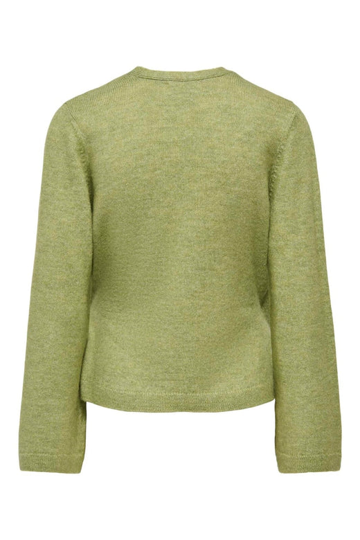 JDY - Jdybecky L/S Wrap Cardigan Knt - 5101788 Fern Melange